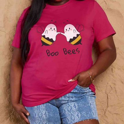 Simply Love Full Size BOO BEES Graphic Cotton T-Shirt