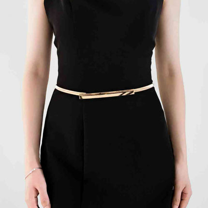 Elastic Iron Skinny Belt