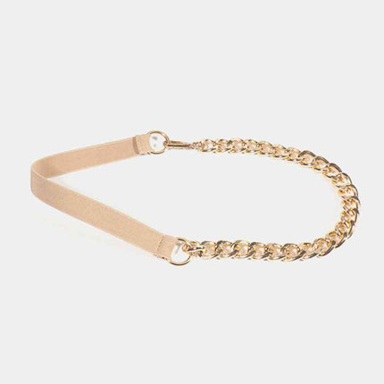 Half Alloy Chain Elastic Belt