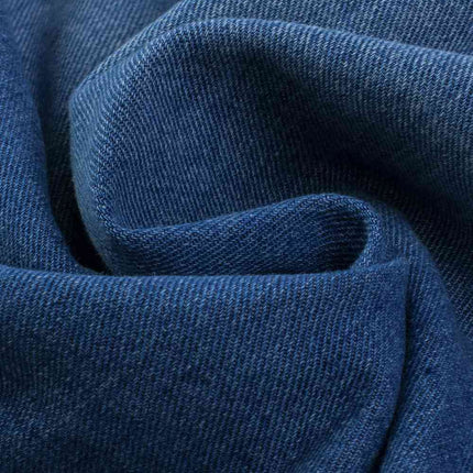 Distressed Hooded Denim Jacket