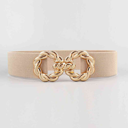 Zinc Alloy Buckle Elastic Belt