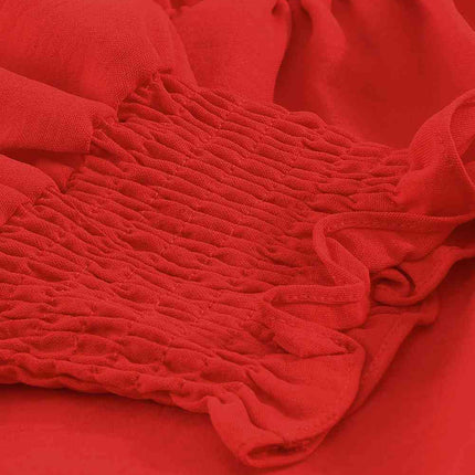 Tied Flounce Sleeve Plunge Romper