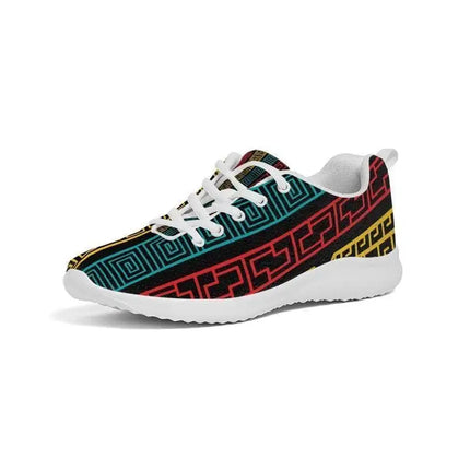 Athletic Sneakers, Low Top Multicolor Canvas Running Sports Shoes, U0665