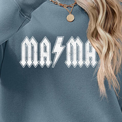 Letter Graphic Dropped Shoulder Sweatshirt