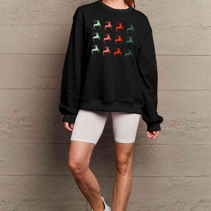 Simply Love Full Size Graphic Long Sleeve Sweatshirt