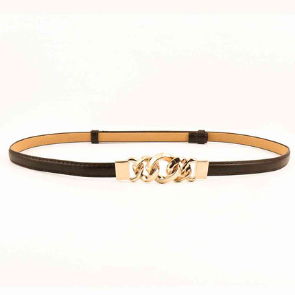 PU Skinny Belt - Vickie Lynn's