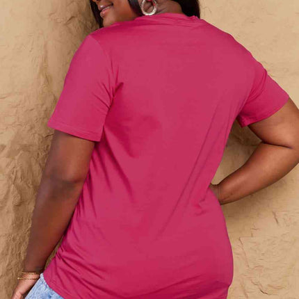 Simply Love Full Size GRATEFUL Flower Graphic Cotton T-Shirt