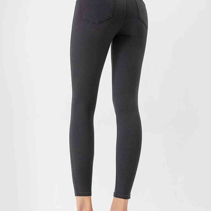 High Waist Cropped Jeans