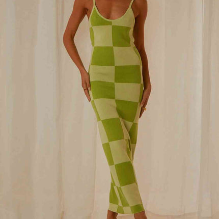 Spaghetti Strap Maxi Sweater Dress