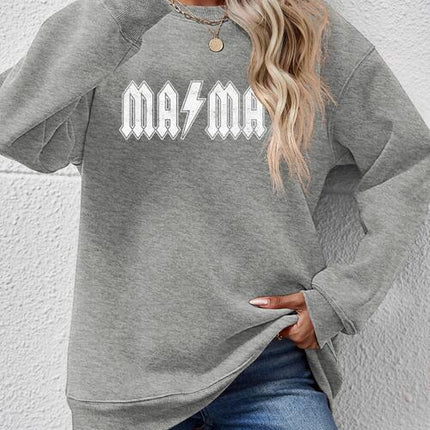 Letter Graphic Dropped Shoulder Sweatshirt
