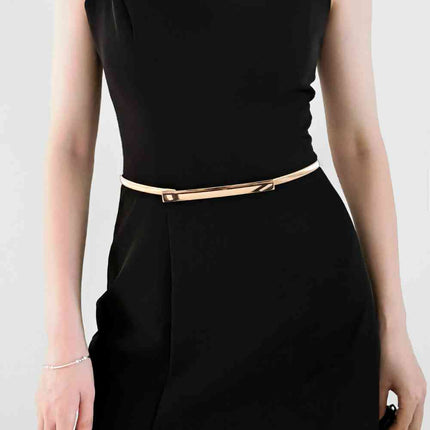 Elastic Iron Skinny Belt