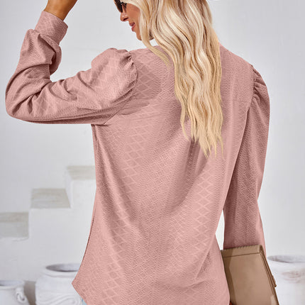 Notched Long Sleeve T-Shirt