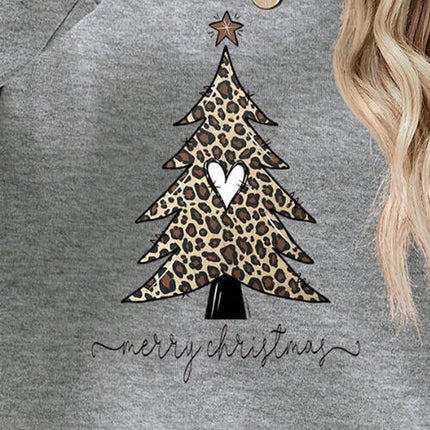 Christmas Tree Graphic Long Sleeve Sweatshirt - Vickie Lynn's