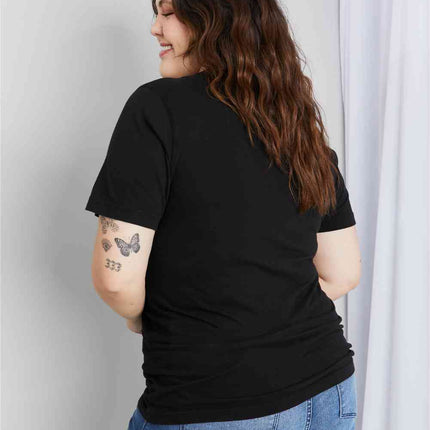 Simply Love Simply Love Full Size Flower Graphic Cotton Tee