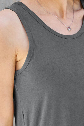 Basic Bae Full Size Round Neck Tank - Vickie Lynn's