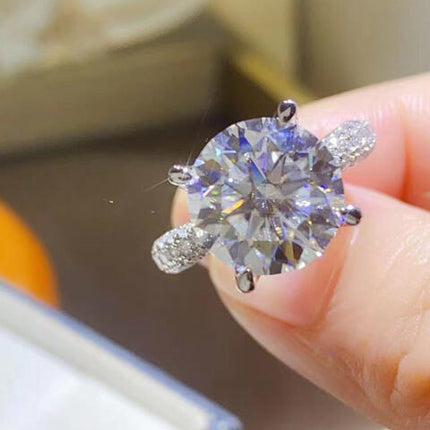 5 Carat Moissanite 925 Sterling Silver Ring