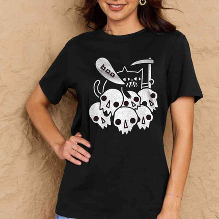 Simply Love Full Size Graphic BOO Cotton T-Shirt