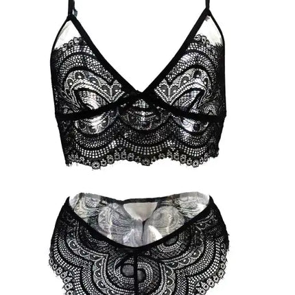 Camisón de encaje babydoll sexy para mujer 