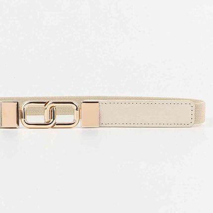 Geometric Double Buckle Elastic Belt