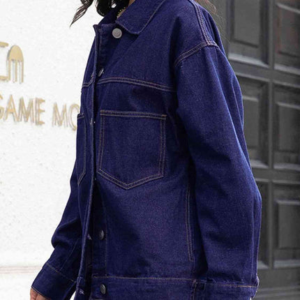 Buttoned Denim Jacket