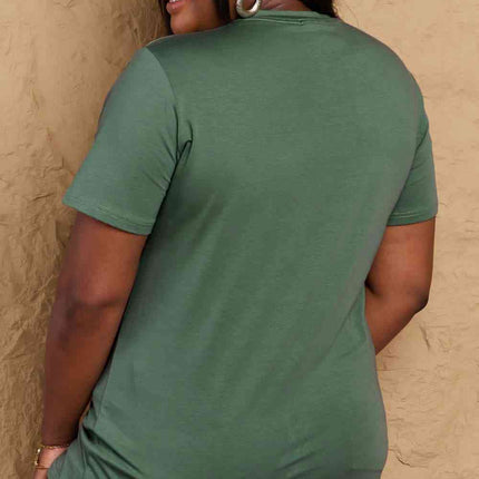 Simply Love Full Size MOM LIFE Graphic Cotton T-Shirt