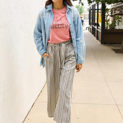 Simply Love Full Size WONDERFULLY Short Sleeve T-Shirt