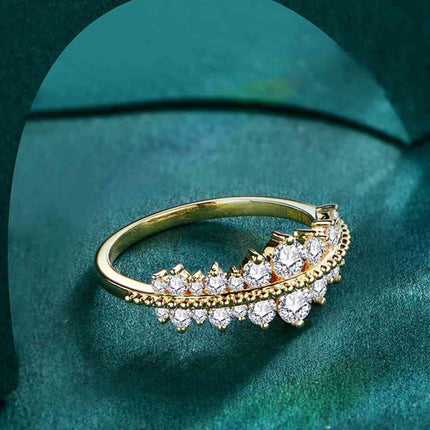 Moissanite 925 Sterling Silver Ring