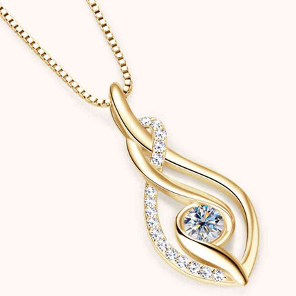 Moissanite 925 Sterling Silver Necklace