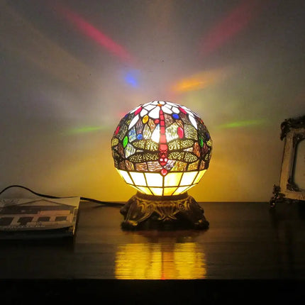 DEMOISELLE Mosaic 1 Light Dark Bronze Accent Lamp