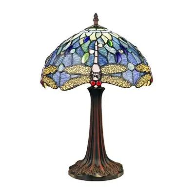 SUNNIVA Dragonfly-Style Dark Bronze 1 Light Table Lamp