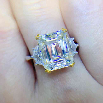 5 Carat Moissanite 925 Sterling Silver Ring