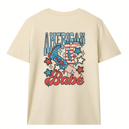 Graphic Round Neck Half Sleeve T-Shirt