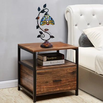 SUNNIVA Dragonfly Tiffany-Style 1 Light Accent