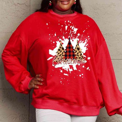 Simply Love Full Size MERRY CHRISTMAS Graphic Sweatshirt