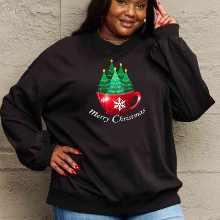 Simply Love Full Size MERRY CHRISTMAS Graphic Sweatshirt