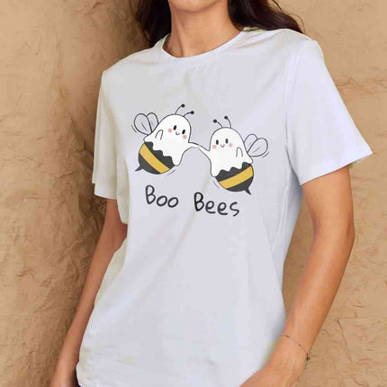 Simply Love Full Size BOO BEES Graphic Cotton T-Shirt