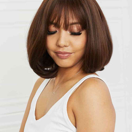 Full-Machine Bobo Synthetic Wigs 9''