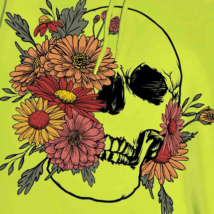 Simply Love Simply Love Full Size Floral Skull Graphic Hoodie