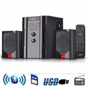 beFree Sound 2.1 Channel Surround Sound Bluetooth Speaker System