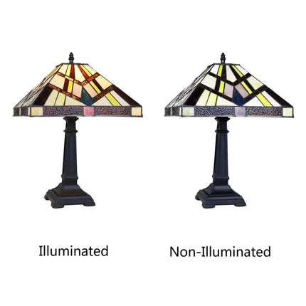 VINCENT Mission Tiffany-Style Blackish Bronze 1 Light