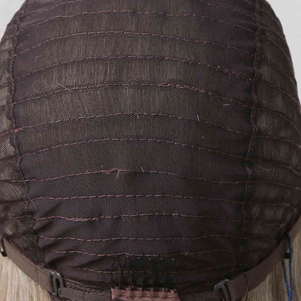 13*2" Lace Front Wigs Synthetic Long Wave 24" 150% Density in Medium Blonde Highlights