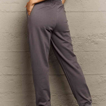 Simply Love Simply Love Full Size Drawstring Angel Graphic Long Sweatpants