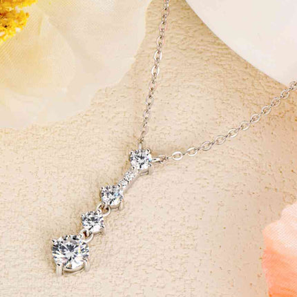 Adored Keep You There Multi-Moissanite Pendant Necklace