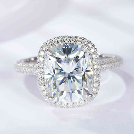 Adored 6 Carat Moissanite Halo Ring