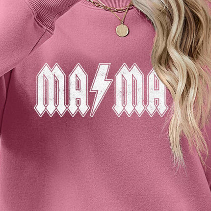 Letter Graphic Dropped Shoulder Sweatshirt