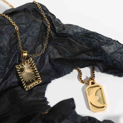 Stainless Steel 18K Gold-Plated Necklace