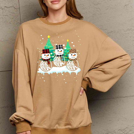 Simply Love Full Size Graphic Round Neck Sweatshirt