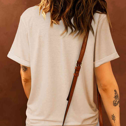 Western Graphic Round Neck T-Shirt - Vickie Lynn's