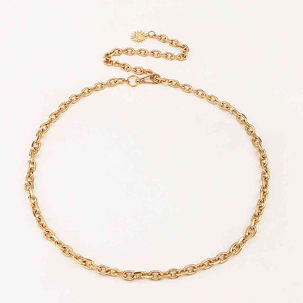 Sun Iron Chain Belt