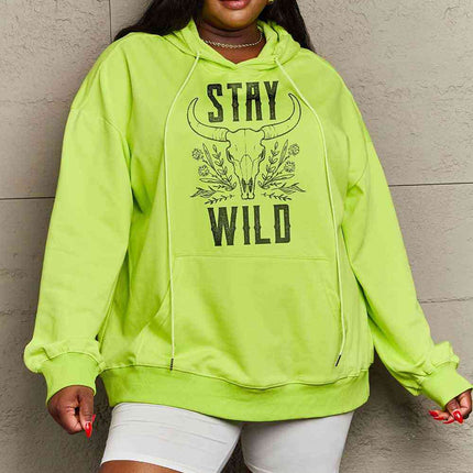 Simply Love Simply Love Full Size STAY WILD Graphic Hoodie